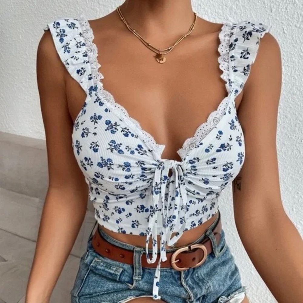 NWT SHEIN floral top